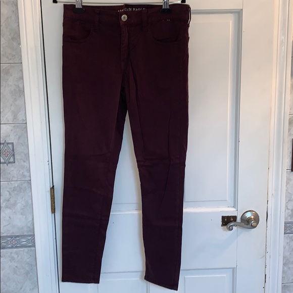 American Eagle Outfitters Denim - Deep Purple American Eagle Jeggings